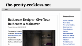 What The-pretty-reckless.net website looked like in 2015 (8 years ago)
