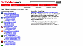 What Techvideos.com website looked like in 2015 (8 years ago)