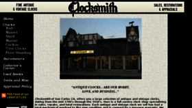 What Theclocksmith.com website looked like in 2015 (8 years ago)