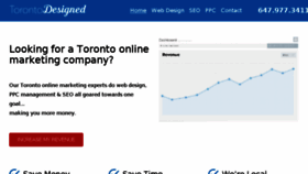 What Torontodesigned.com website looked like in 2016 (8 years ago)