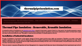 What Thermalpipeinsulation.com website looked like in 2016 (8 years ago)