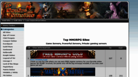 What Topmmorpgsites.com website looked like in 2016 (8 years ago)