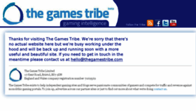What Thegamestribe.com website looked like in 2016 (8 years ago)