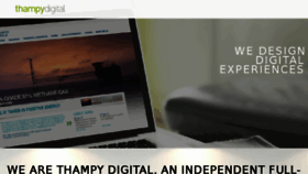 What Thampydigital.com website looked like in 2016 (8 years ago)