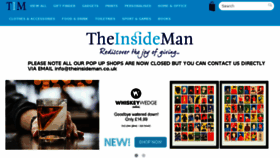 What Theinsideman.co.uk website looked like in 2016 (8 years ago)