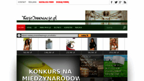 What Twojeinnowacje.pl website looked like in 2016 (8 years ago)