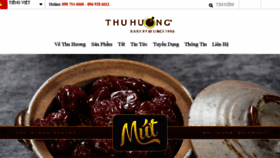 What Thuhuongbakery.com.vn website looked like in 2016 (8 years ago)