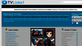 What Tvlinks1.com website looked like in 2016 (8 years ago)