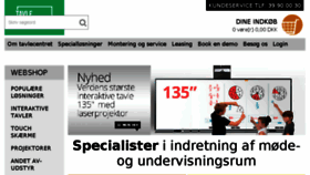 What Tavlecentret.dk website looked like in 2016 (8 years ago)