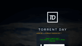 What Torrentday.it website looked like in 2016 (8 years ago)