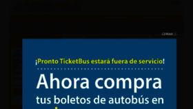 What Ticketbus.com.mx website looked like in 2016 (8 years ago)