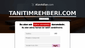What Tanitimrehberi.com website looked like in 2016 (8 years ago)