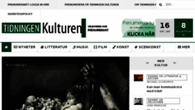 What Tidningenkulturen.se website looked like in 2016 (8 years ago)