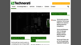 What Technoratimedia.com website looked like in 2016 (8 years ago)