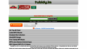 What Tubidymp3s.com website looked like in 2016 (8 years ago)