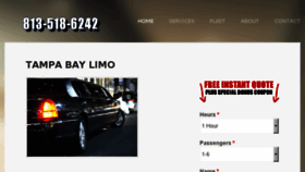 What Tampabaylimo.org website looked like in 2016 (8 years ago)