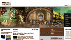 What Tuscanyall.com website looked like in 2016 (8 years ago)