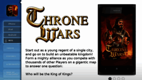 What Throne-wars.com website looked like in 2016 (8 years ago)