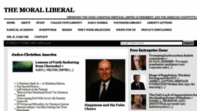 What Themoralliberal.com website looked like in 2016 (8 years ago)
