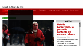 What Telenews.com.mx website looked like in 2016 (8 years ago)