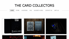 What Thecardcollectors.com website looked like in 2016 (8 years ago)