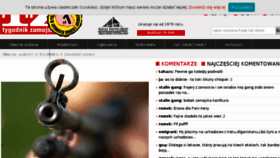 What Tygodnikzamojski.pl website looked like in 2016 (10 years ago)