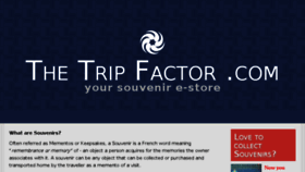 What Thetripfactor.com website looked like in 2016 (8 years ago)