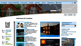 What Trondheim.com website looked like in 2016 (8 years ago)