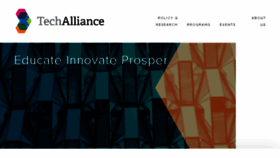 What Technology-alliance.com website looked like in 2016 (8 years ago)