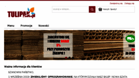 What Tulipak.pl website looked like in 2016 (8 years ago)