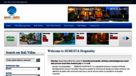What Thesemesta.com website looked like in 2016 (8 years ago)