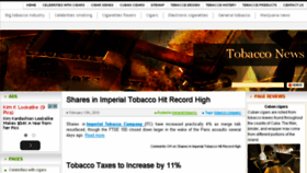 What Tobacco-news.net website looked like in 2016 (8 years ago)
