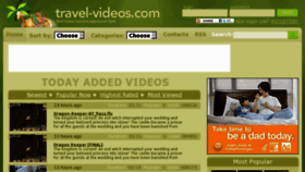 What Travel-videos.com website looked like in 2011 (13 years ago)
