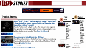 What Tropical-storms.leadstories.com website looked like in 2016 (8 years ago)