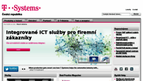 What T-systems.cz website looked like in 2016 (8 years ago)