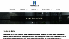 What Tekniksanasansor.com website looked like in 2016 (8 years ago)
