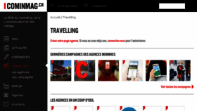 What Travelling.cominmag.ch website looked like in 2016 (8 years ago)