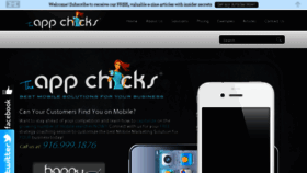 What Theappchicks.com website looked like in 2016 (8 years ago)