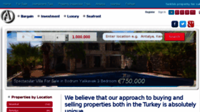 What Turkishpropertyforsale.com website looked like in 2016 (8 years ago)