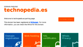 What Technopedia.es website looked like in 2016 (8 years ago)