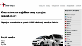 What Tania-wypozyczalnia.pl website looked like in 2016 (8 years ago)