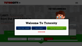 What Tutorcity.in website looked like in 2016 (8 years ago)