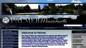 What Townofpalmer.com website looked like in 2016 (8 years ago)