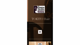 What Tokitohair.com website looked like in 2016 (8 years ago)
