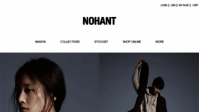 What The-nohant.com website looked like in 2016 (8 years ago)