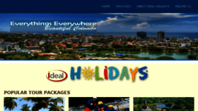 What Travellingsrilanka.com website looked like in 2016 (8 years ago)