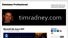 What Timradney.com website looked like in 2016 (8 years ago)