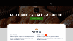 What Tastebakerycafe.com website looked like in 2016 (8 years ago)