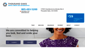 What Thousandoaksdental.com website looked like in 2016 (8 years ago)