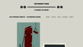 What Theprojecttwins.com website looked like in 2016 (9 years ago)